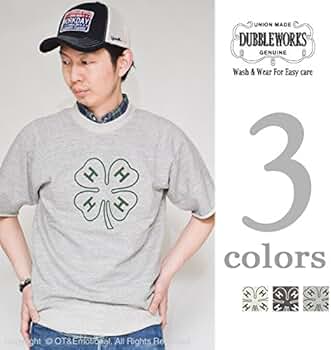 Amazon.co.jp: [DUBBLE WORKS] ダブルワークス 半袖スウェット 4